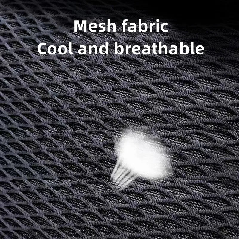 Ergonomic neck support pillow for car seat with breathable cotton padding