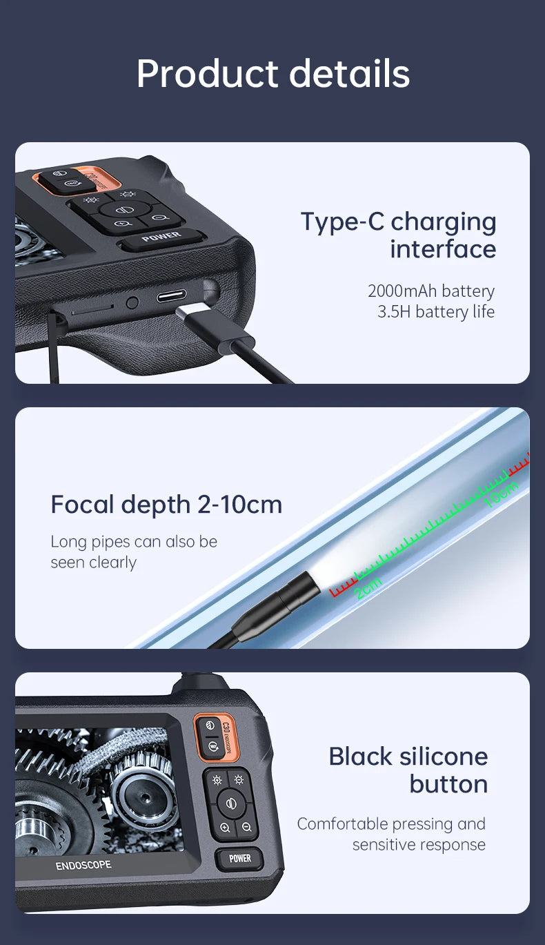 Industrial Endoscope Inspection Camera