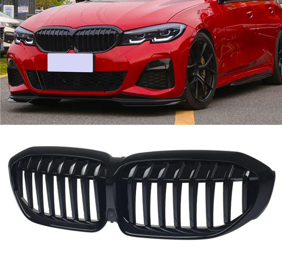 3 Series G20/G21 - Gloss Black Front Kidney Grille | 2019-2025