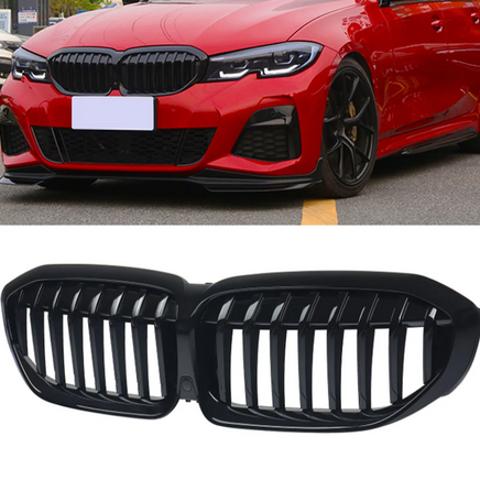 3 Series G20/G21 - Gloss Black Front Kidney Grille | 2019-2025