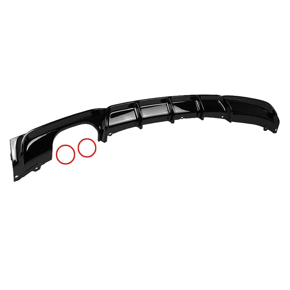 3 Series F30/F31 - Gloss Black Rear Bumper Diffuser | 2013-2019