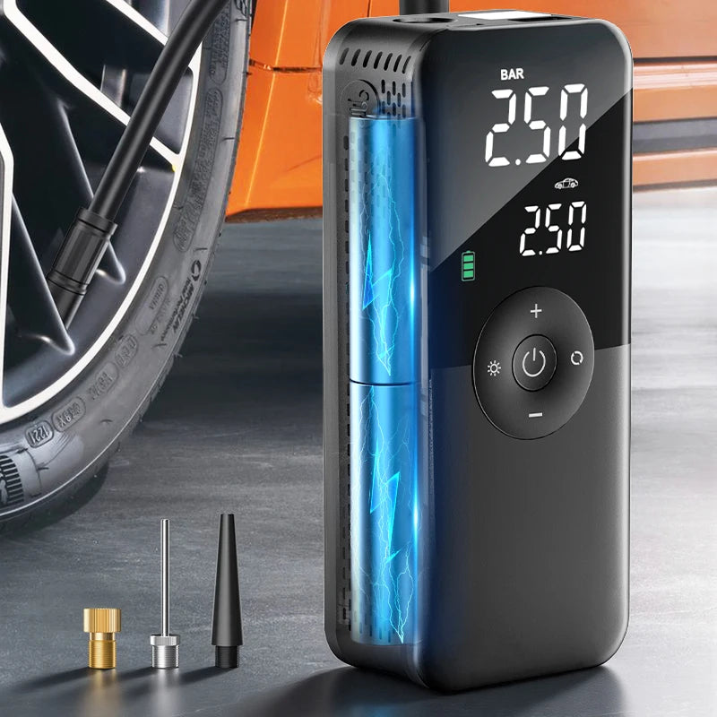 Auto-Stop Smart Car Tyre Pump