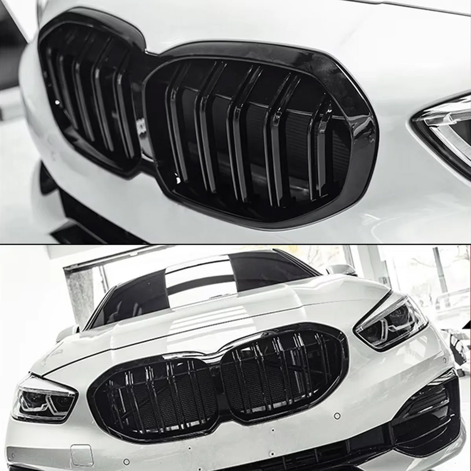 1 Series F40 - Gloss Black Front Kidney Grille | 2019-2025