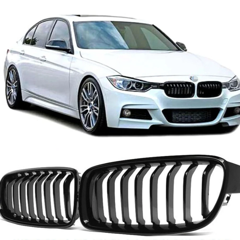 3 Series F30/F31 - Gloss Black Front Kidney Grille | 2012-2019
