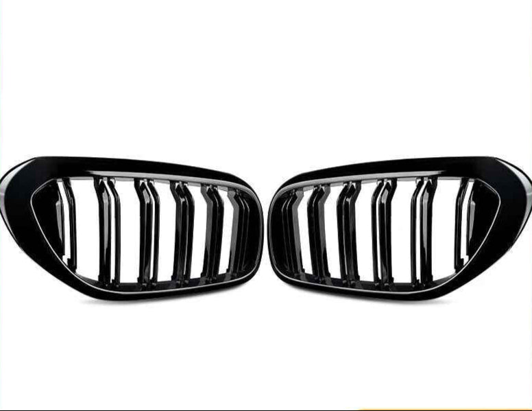 5 Series G30/G31/F90 - Gloss Black / Matte Black Front Double-Slat Kidney Grille | 2017-2019
