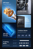 Smart Digital Portable Tyre Inflator – Cordless Air Pump for Car, Bike & More