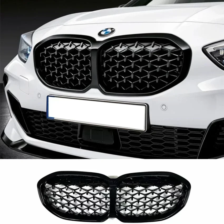 1 Series F40 - Gloss Black Front Kidney Grille | 2019-2025