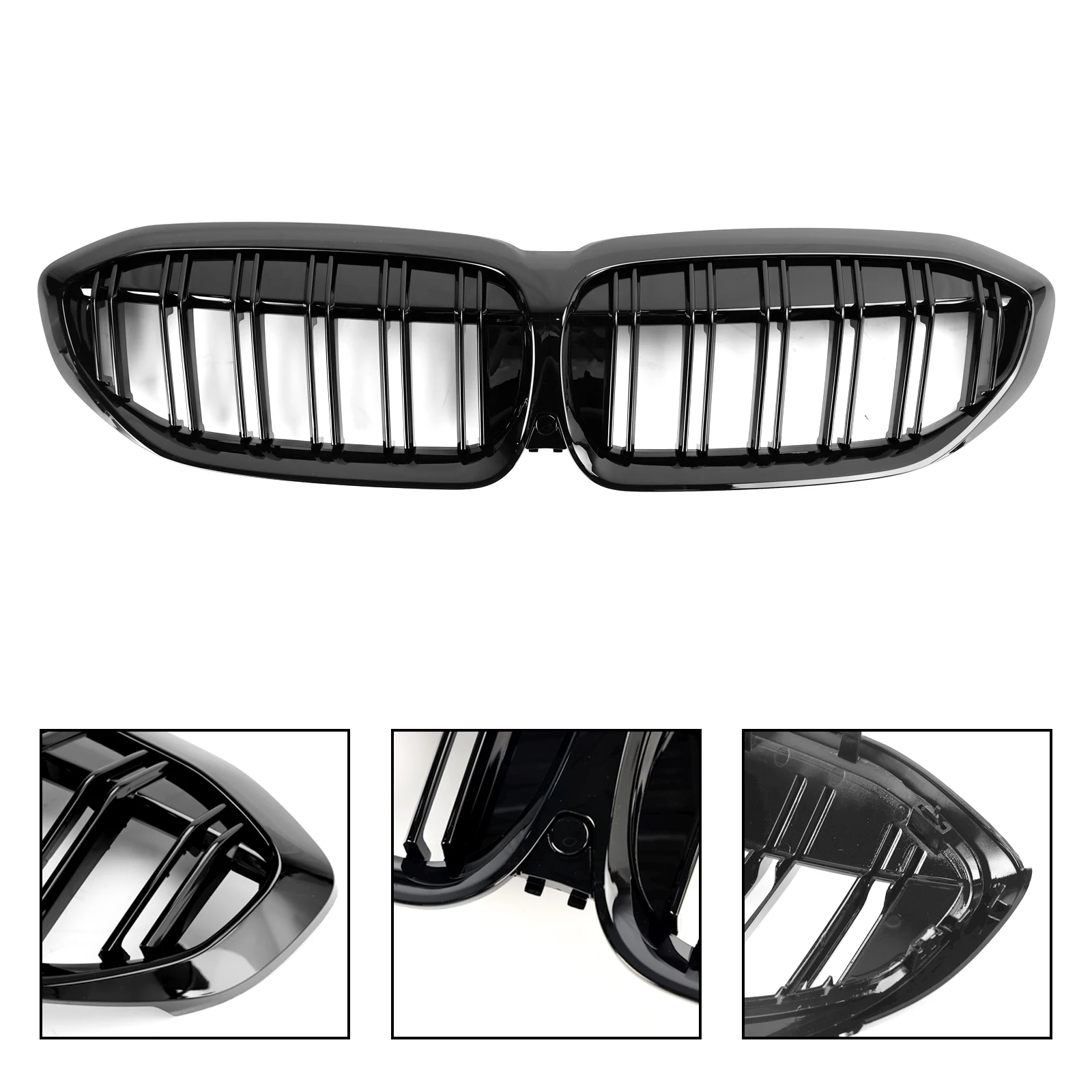 3 Series G20/G21 - Gloss Black Front Kidney Grille | 2019-2025