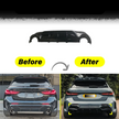 1 Series F40 - Gloss Black Rear Bumper Diffuser | 2019-2025