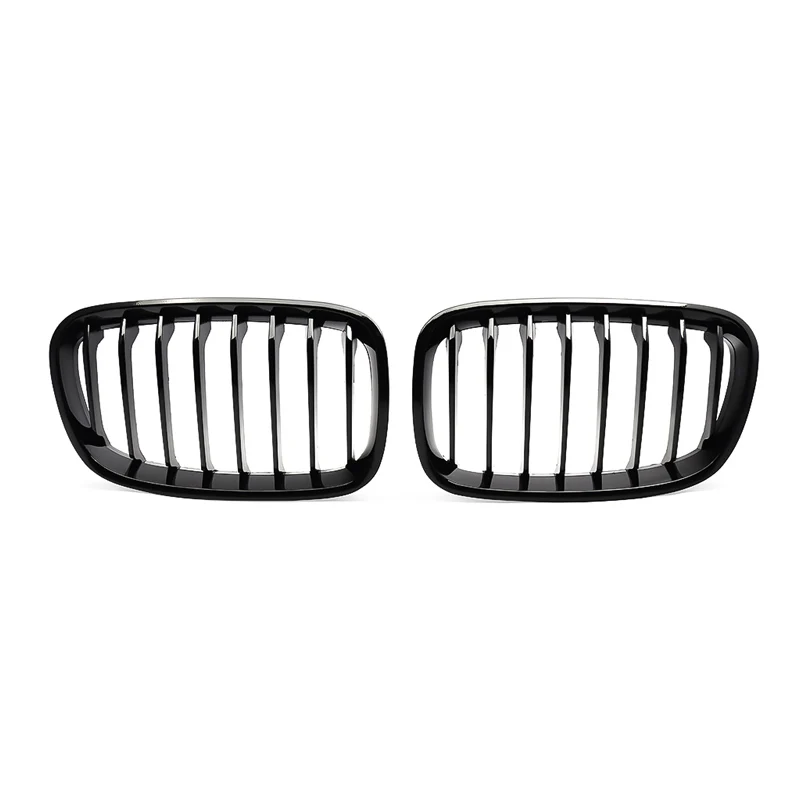 1 Series F20/F21 - Gloss Black Front Kidney Grille | 2011-2015 Pre-LCI