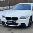 5 Series F10/F11 - Gloss Black / Carbon Look Front Bumper Lip Spoiler | 2010-2016