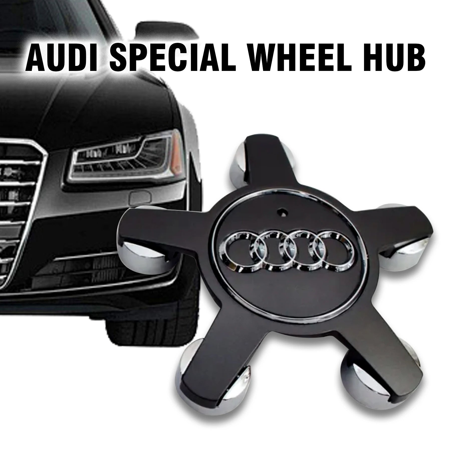Five Claws Wheel Centre Hub Caps for Audi