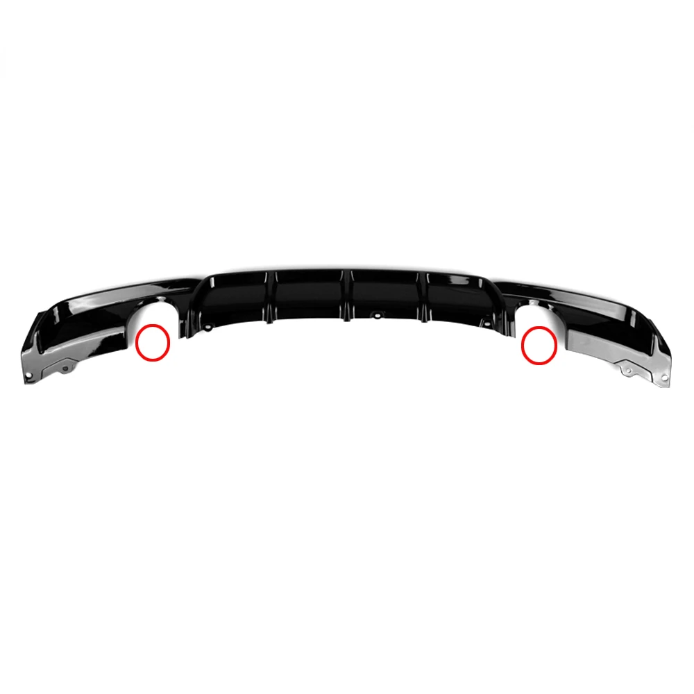 3 Series F30/F31 - Gloss Black Rear Bumper Diffuser | 2013-2019
