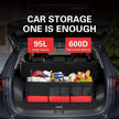 Large Car Boot Organiser – Foldable with Compartments