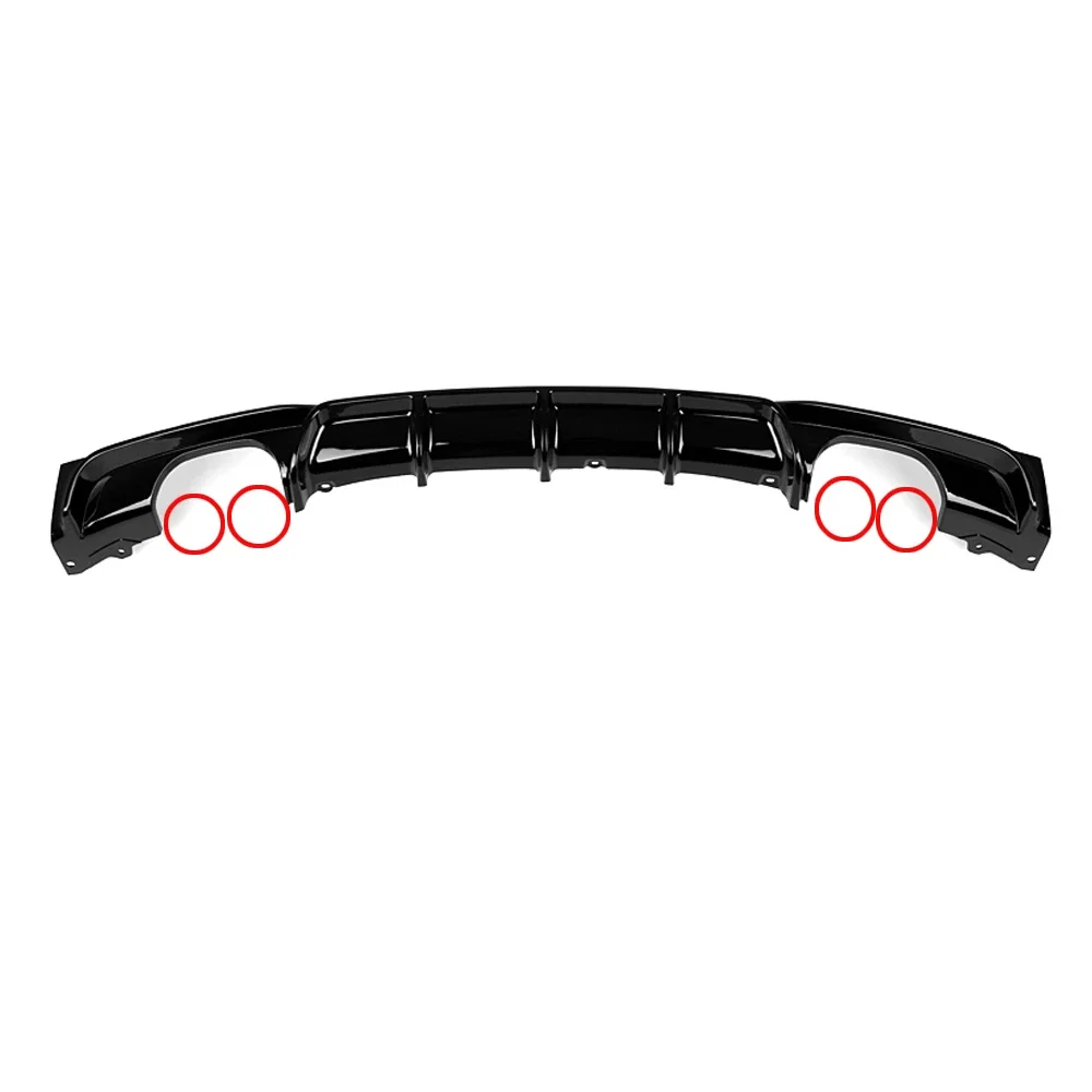 3 Series F30/F31 - Gloss Black Rear Bumper Diffuser | 2013-2019