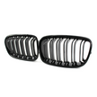 1 Series F20/F21 - Gloss Black Front Kidney Grille | 2011-2015 Pre-LCI