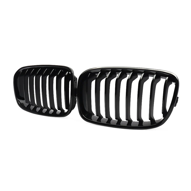 1 Series F20/F21 - Gloss Black Front Kidney Grille | 2011-2015 Pre-LCI