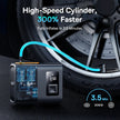 High-Power Dual Cylinder Cordless Tyre Inflator – 250W Portable Air Pump