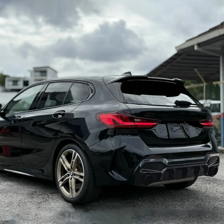 1 Series F40 - Gloss Black Rear Bumper Diffuser | 2019-2025