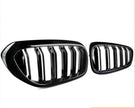 5 Series G30/G31/F90 - Gloss Black / Matte Black Front Double-Slat Kidney Grille | 2017-2019