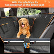Pet car seat protector fully covering back seat – waterproof and easy to clean