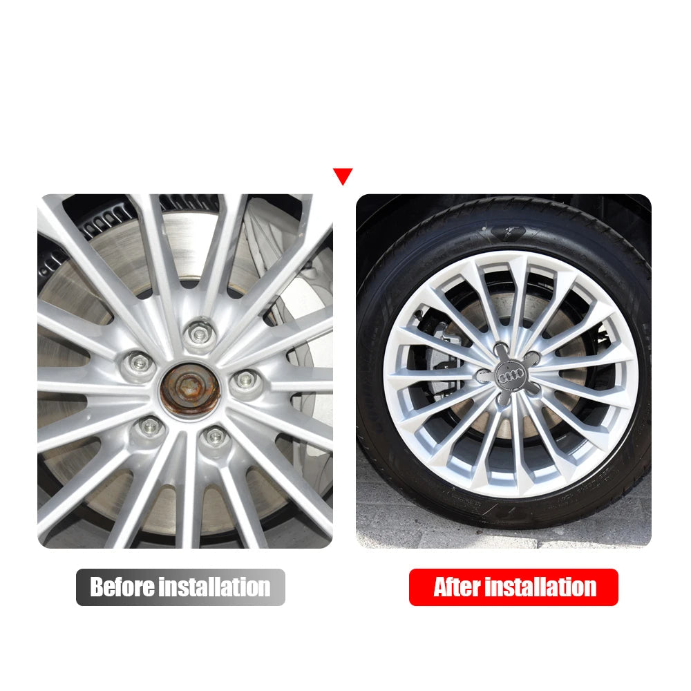 Five Claws Wheel Centre Hub Caps for Audi
