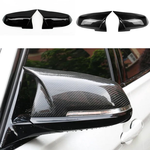 3 Series F30/F31 - Gloss Black / Carbon Look Side Mirror Cover | 2012-2019
