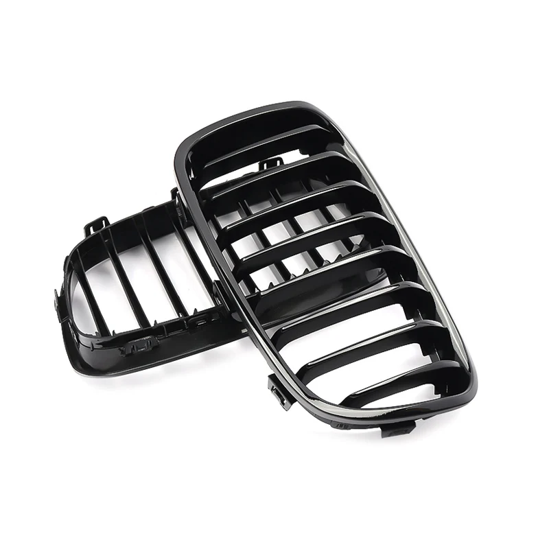1 Series F20/F21 - Gloss Black Front Kidney Grille | 2011-2015 Pre-LCI