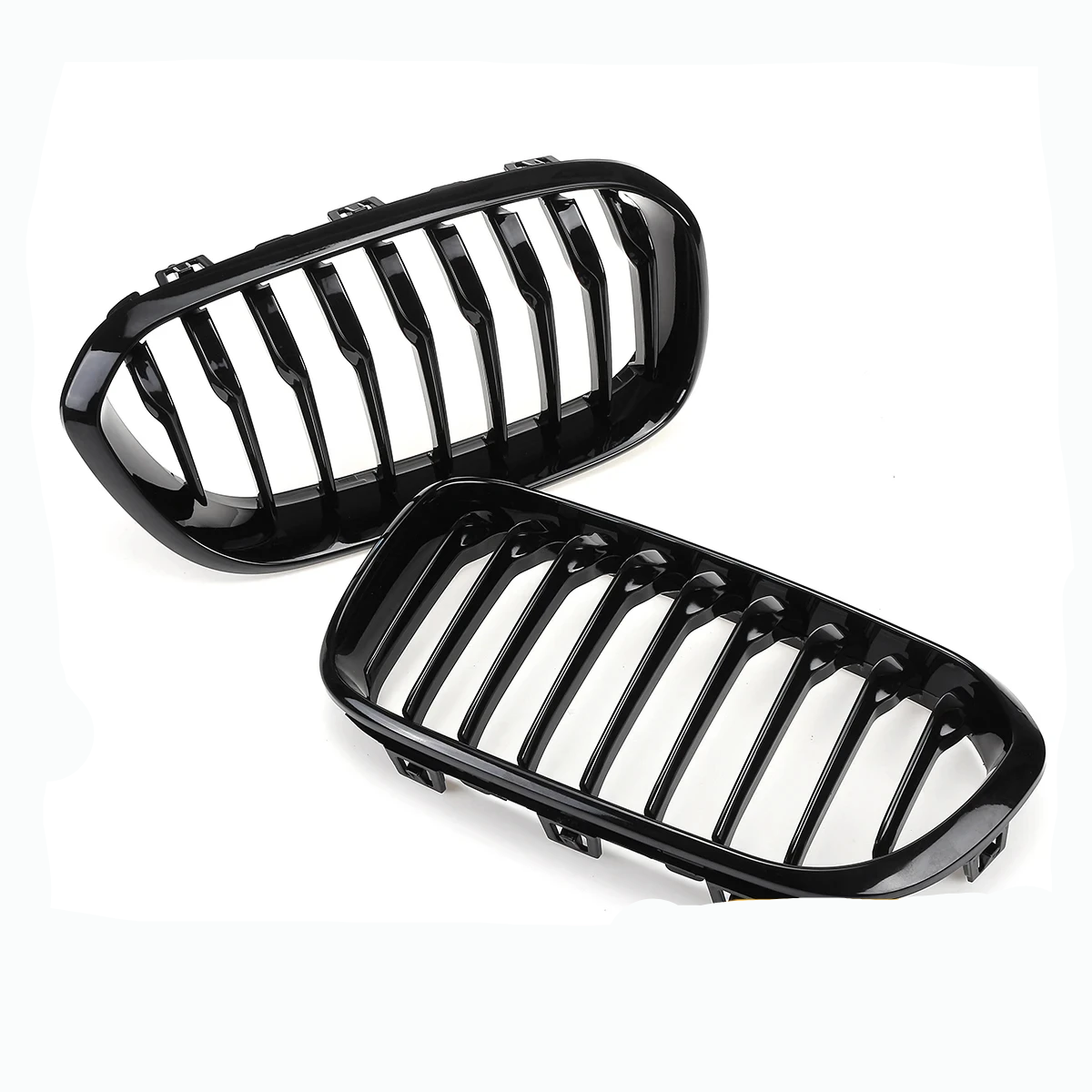 1 Series F20/F21 - Gloss Black Front Kidney Grille | 2015-2019 LCI