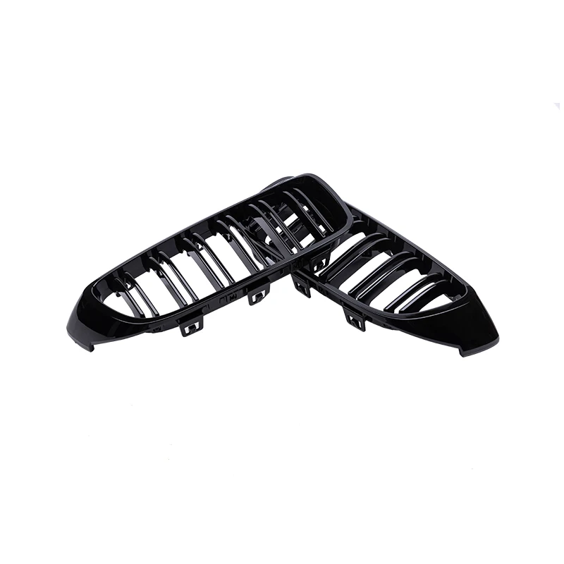4 Series F32/F33/F36 - Gloss Black Front Double-Slat Kidney Grille | 2014-2018