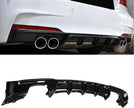 3 Series F30/F31 - Gloss Black Rear Bumper Diffuser | 2013-2019