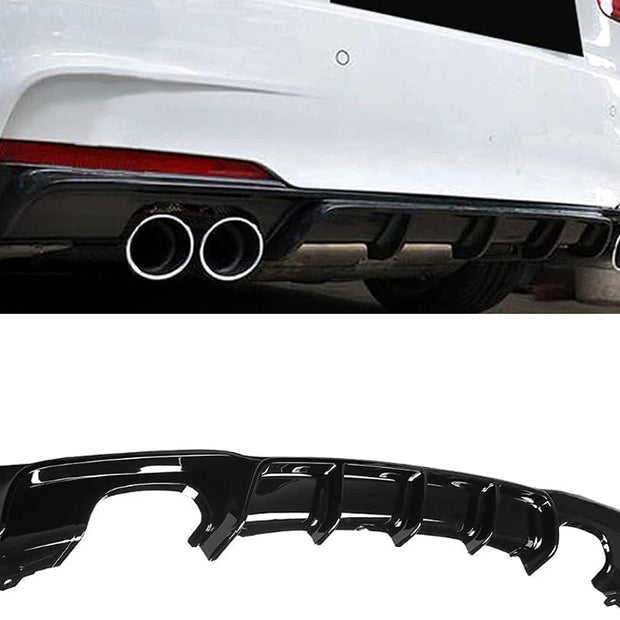 3 Series F30/F31 - Gloss Black Rear Bumper Diffuser | 2013-2019