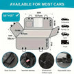 Pet car seat protector fully covering back seat – waterproof and easy to clean