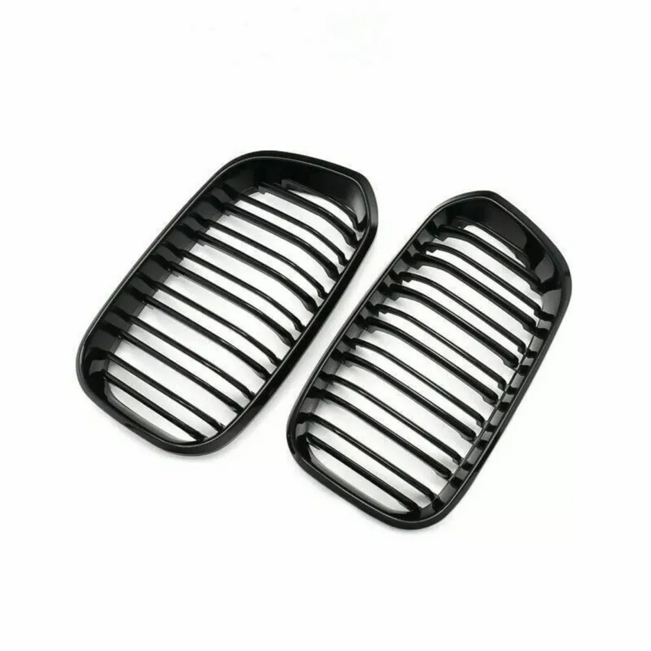 1 Series F20/F21 - Gloss Black Front Kidney Grille | 2015-2019 LCI