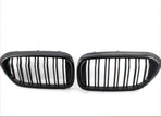 5 Series G30/G31/F90 - Gloss Black / Matte Black Front Double-Slat Kidney Grille | 2017-2019