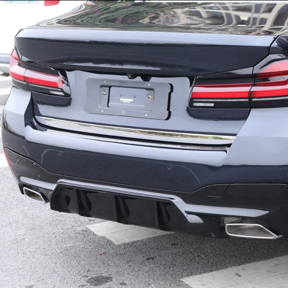 5 Series G30/G31 - Gloss Black/Carbon Look Rear Diffuser | 2017–2023