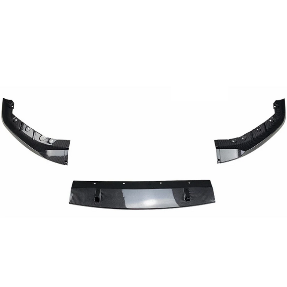 5 Series G30/G31 - Gloss Black/Carbon Look Front Bumper Lip Spoiler | 2017–2023