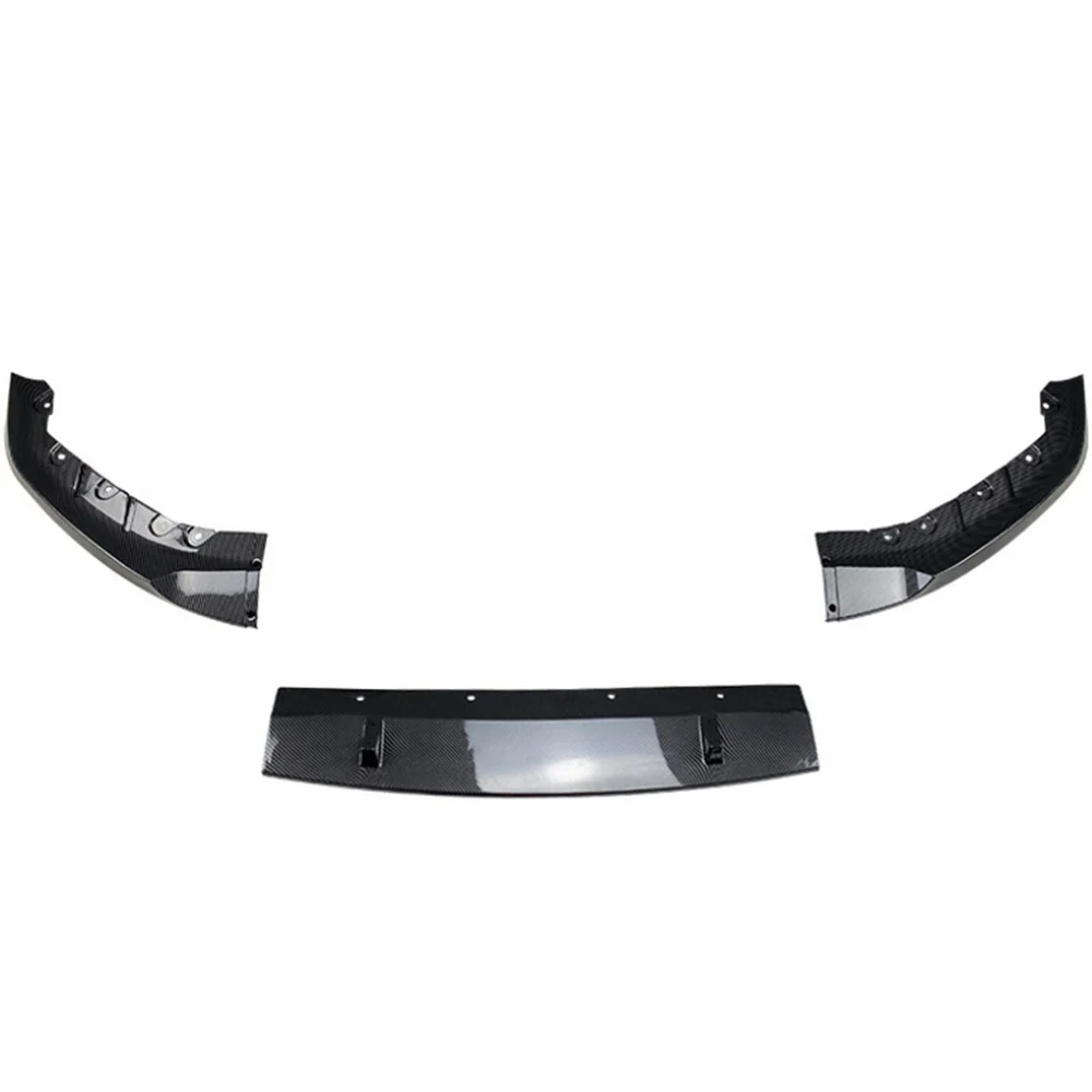 5 Series G30/G31 - Gloss Black/Carbon Look Front Bumper Lip Spoiler | 2017–2023