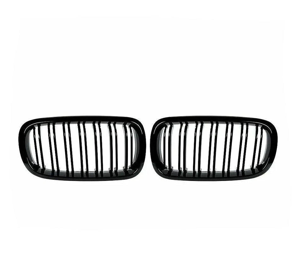 X5 X6 F15/F16/F85/F86 - Gloss Black Front Double-Slat Kidney Grille | 2014-2018
