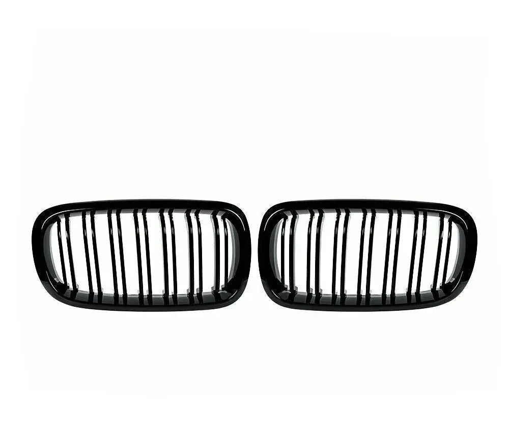 X5 X6 F15/F16/F85/F86 - Gloss Black Front Double-Slat Kidney Grille | 2014-2018
