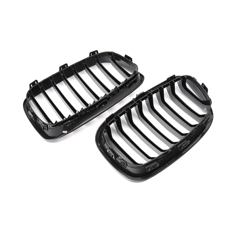 1 Series F20/F21 - Gloss Black Front Kidney Grille | 2011-2015 Pre-LCI
