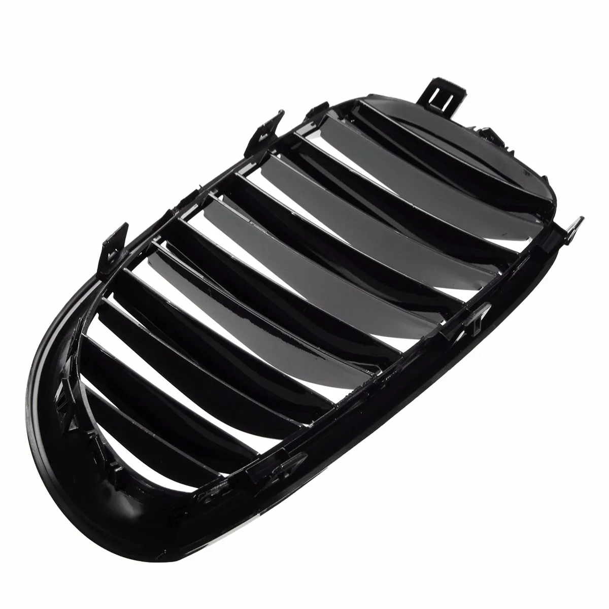 5 Series E60/E61 - Gloss Black Double Slat Front Kidney Grille | 2003–2010
