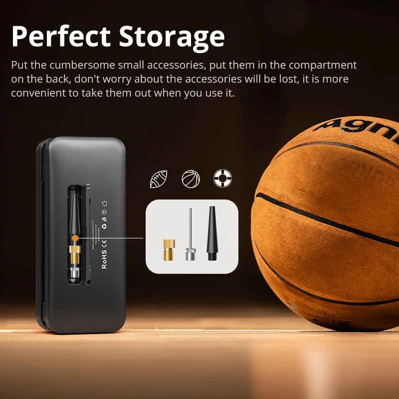 Auto-Stop Smart Car Tyre Pump