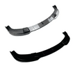 5 Series E60/E61 - Gloss Black / Carbon Look Front Bumper Lip Spoiler | 2005-2010
