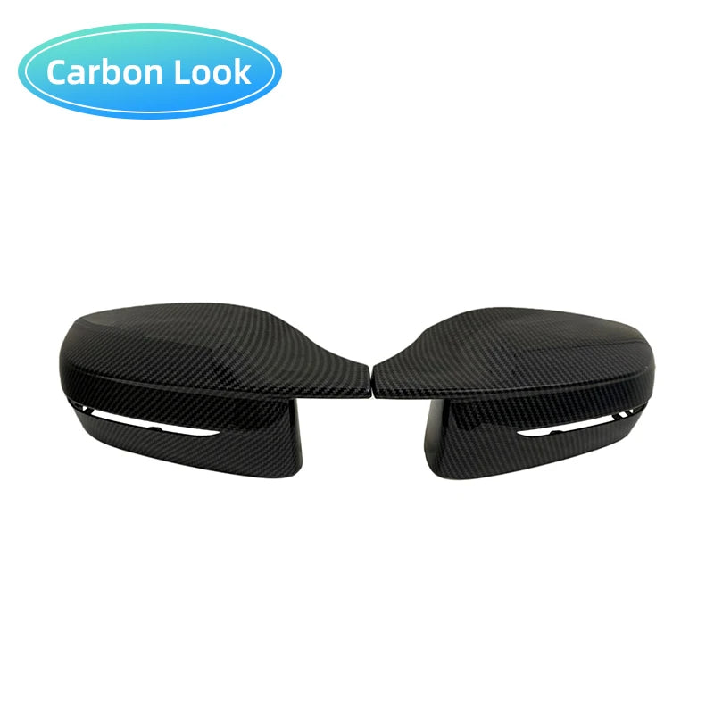 G-Series 3/5/7/8 - Gloss Black / Carbon Look Side Mirror Cover | 2016-2024