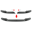 5 Series F10/F11 - Gloss Black / Carbon Look Front Bumper Lip Spoiler | 2010-2016
