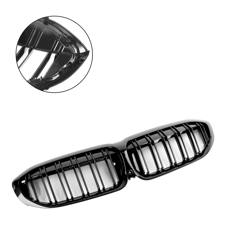 3 Series G20/G21 - Gloss Black Front Kidney Grille | 2019-2025