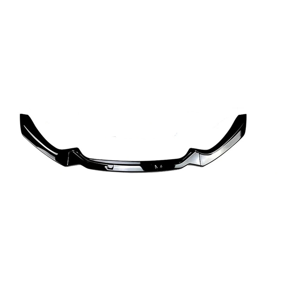 1 Series F20/F21 - Gloss Black / Carbon Look Front Bumper Lip Spoiler | 2015-2019