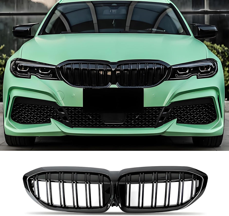 3 Series G20/G21 - Gloss Black Front Kidney Grille | 2019-2025