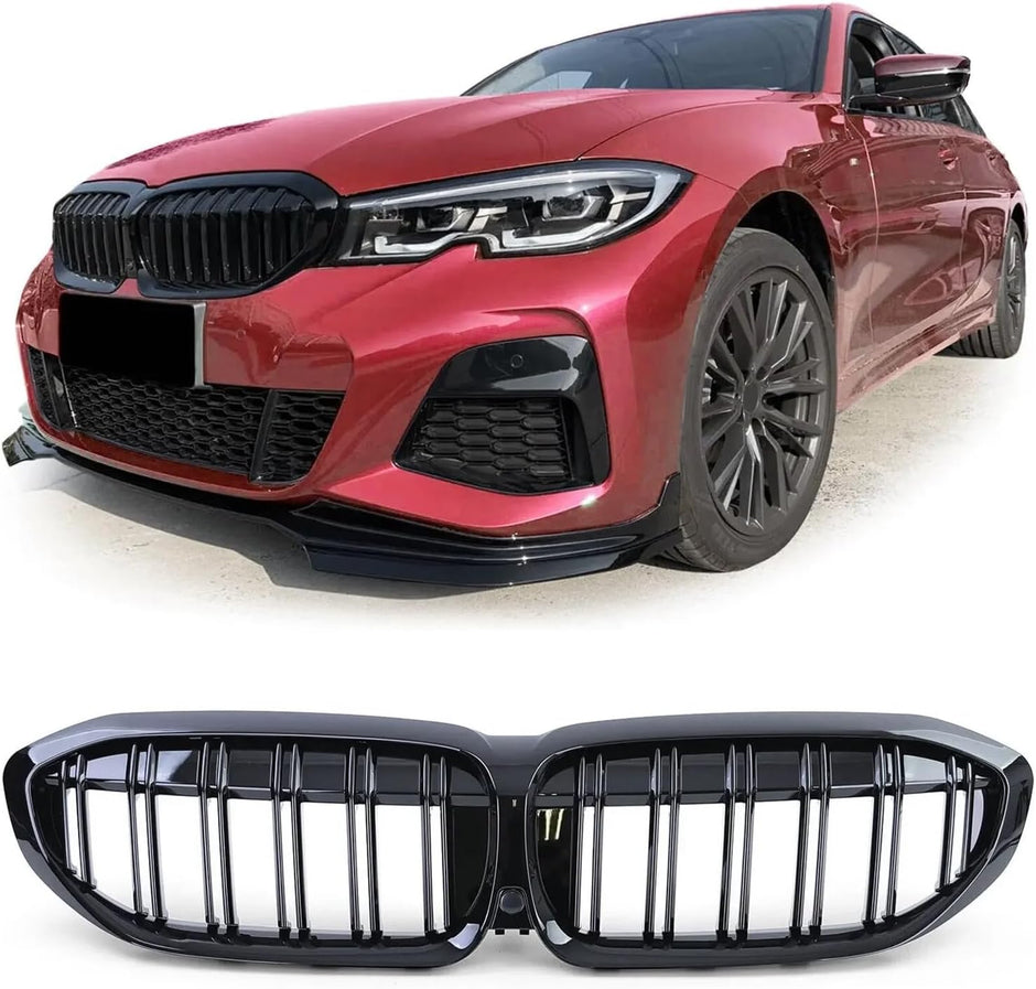 3 Series G20/G21 - Gloss Black Front Kidney Grille | 2019-2025